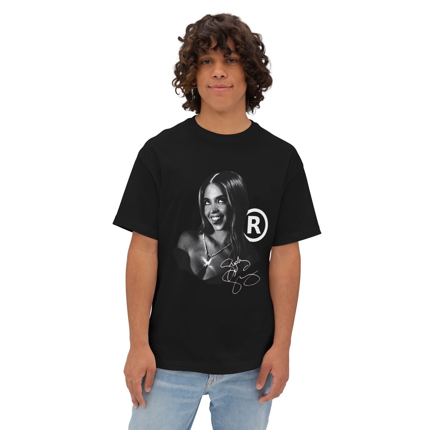 Premium “Sydney Sweeney” Oversized Boxy Tee